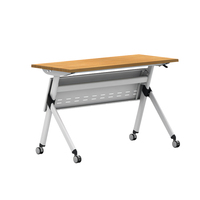 Table pliante en acier de qualité commerciale, conception personnalisée en usine pour les événements et les salles de réunion, empilable
