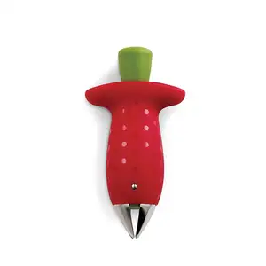 New Wholesale Kitchen Stem Gem Creative Gadgets Kitchenware Strawberry Core Remover Corer Fruit Vegetable Tools