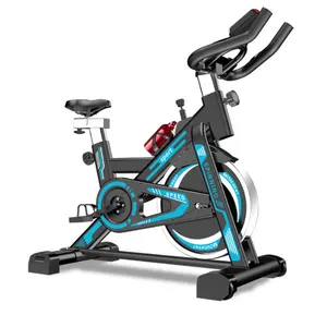 Máquina de exercício magnético para bicicleta, equipamento de ginástica doméstico para construção corporal, bicicleta