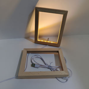Marco <span class=keywords><strong>de</strong></span> fotos <span class=keywords><strong>de</strong></span> madera <span class=keywords><strong>de</strong></span> haya luz LED USB 3D Luz <span class=keywords><strong>de</strong></span> simulación dormitorio marco <span class=keywords><strong>de</strong></span> fotos luminoso luz nocturna marco <span class=keywords><strong>de</strong></span> fotos adornos artesanías - Product Image 6