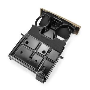 Portavasos para consola central Ford F250 F350 F450 05-07, material ABS, beige, gris, marrón, ébano - Product Image 3