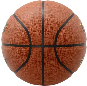 2022 basket taglia 5/6/7 ufficiale Heavy Duty copertura in gomma in pelle personalizzata basket Indoor Outdoor Game Ball