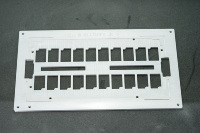 Jig de découpe laser pour PCB en acier inoxydable couleur personnalisée, usinage CNC PMTT Vietnam, revêtement chromate OEM/ODM