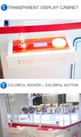 Vente en gros usine : Grande machine à griffes de type distributeur de peluches, 1 joueur, construction métal et plastique, compatible 110V/220V
