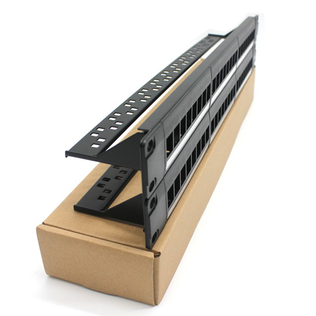 48 Port 19" 1U STP CAT7 RJ45 Networking Blank Patch Panel