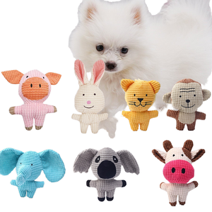 Hot Sale Interactive <b>Plush</b> Cotton Dog Chew <b>Toy</b> Eco-Friendly Squeaky Feature Small for Dog Training - Product Image 1