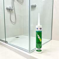 Scellant en silicone neutre en bouteille de 300 ml pour portes, fenêtres, verre, bois, aluminium