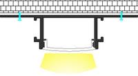 Profilé en alliage d'aluminium 6063-T5 61*14mm pour bandes LED, décorations, service de découpe