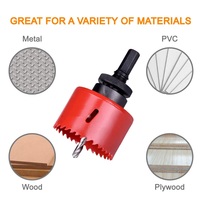 PMS 19 pièces Kit de coupe de scie cloche professionnelle ensemble foret en acier au carbone forets en acier au carbone plâtre bois scie cloche Cutter