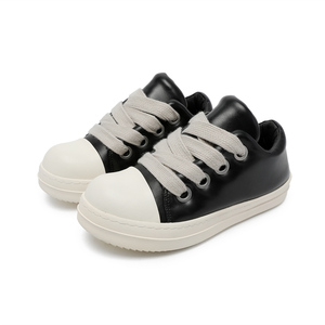 <span class=keywords><strong>Zapatillas</strong></span> Casuales de Piel Genuina Premium para Hombre, de Caña Baja, con Suela Gruesa, Cómodas para Caminar, para el Uso Diario, Estilo Urbano para <span class=keywords><strong>Mujer</strong></span> - Product Image 6