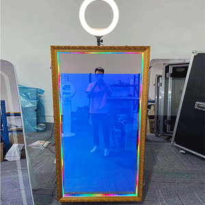 Photomaton Miroir Magique METO avec Protection de Bande Passante, Imprimante et Mini-Salle Selfie – Cabine Photo Miroir Électronique pour Selfie - Product Image 5