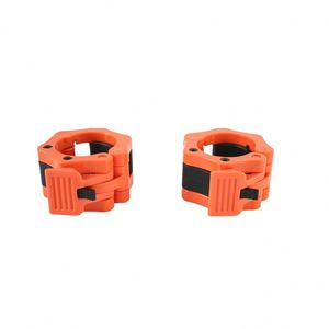 Colliers d'haltères à dégagement rapide pinces 50mm plaque <span class=keywords><strong>de</strong></span> barre <span class=keywords><strong>de</strong></span> poids en plastique verrouille les pinces <span class=keywords><strong>de</strong></span> collier pour l'entraînement d'haltérophilie - Product Image 1