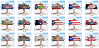 Serviette de plage en polyester à séchage rapide, sans sable, avec logo personnalisé inspiré du drapeau de Porto Rico, motif sportif moderne, pour l'été et les voyages