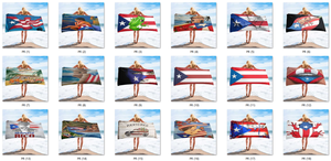 Toalla de Playa de Poliéster de Secado Rápido, Libre de Arena, con Diseño de la Bandera de Puerto Rico, Inspirada en la Bandera del <span class=keywords><strong>Caribe</strong></span>, con Patrón Deportivo Moderno para Uso en Verano - Product Image 6
