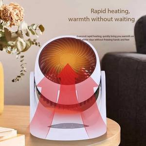 Ventilateur de refroidissement à refroidissement unique en céramique PTC moderne ventilateur de chauffage à <span class=keywords><strong>froid</strong></span> à déplacement vertical EU pour la réfrigération domestique électrique domestique - Product Image 5