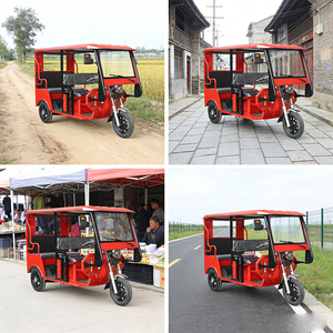 Tricycle d'usine, nouveau modèle, auto-rickshaw électrique indien, carrosserie ouverte, 4 passagers, prix <span class=keywords><strong>ToTo</strong></span> Rickshaw - Product Image 6