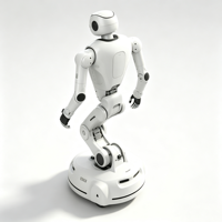 Robots Colaborativos Humanoides Hirobot A2CR-W1, Material Compuesto Metálico de Alta Resistencia, Software Personalizable, AC220V 700W, Uso Industrial