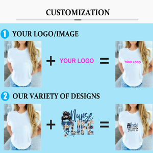 Logo personalizzato medico infermiere uniformi ospedale infermieristica top abbigliamento da lavoro medico infermiere <span class=keywords><strong>magliette</strong></span> - Product Image 2
