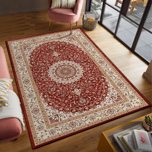 Tapis en polyester polaire Premio Printing avec mousse haute densité, épaisseur 17 mm, tapis doux antidérapant pour usage intérieur, maison, Ramadan - Product Image 1
