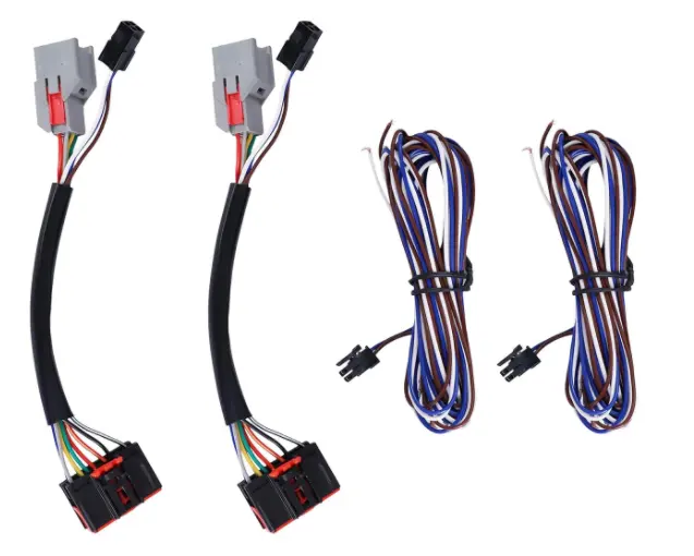 2X konversi Harness adaptor konektor kabel 8 pin untuk 22 pin derek cermin untuk 2015 2016 2017 2018 Ford F150