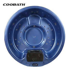 Bañera de hidromasaje para SPA al aire libre para 4 personas, bañera de hidromasaje portátil con Jacuzzi Air Jet Whirlpool, piscinas de tierra redondas de gran tamaño para Baño - Product Image 4