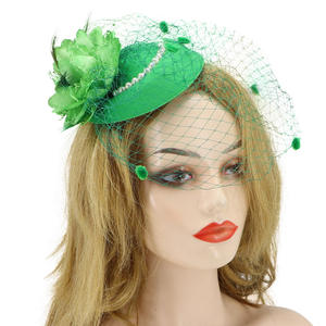 Voile de mariée Genya, épingle à cheveux, accessoire de cheveux en perles, <span class=keywords><strong>filet</strong></span> de gaze, fleur, <span class=keywords><strong>filet</strong></span> de paillettes, accessoire de cheveux en plumes pour la vente en gros - Product Image 6