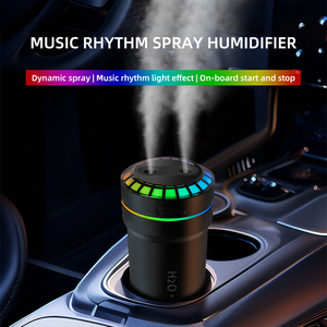 Humidificadores portátiles <span class=keywords><strong>de</strong></span> ritmo <span class=keywords><strong>de</strong></span> música para coche <span class=keywords><strong>de</strong></span> 300ml, lámpara <span class=keywords><strong>de</strong></span> gradiente <span class=keywords><strong>de</strong></span> ambiente colorido, Mini <span class=keywords><strong>humidificador</strong></span> <span class=keywords><strong>de</strong></span> aire ultrasónico USB <span class=keywords><strong>de</strong></span> doble boquilla - Product Image 4