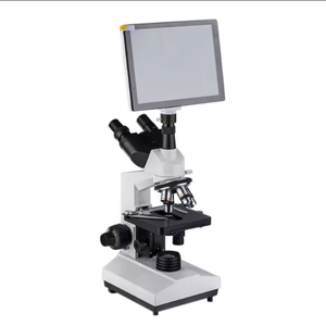 光学双眼生物学教育顕微鏡液晶画面三眼顕微鏡実験装置 - Product Image 1