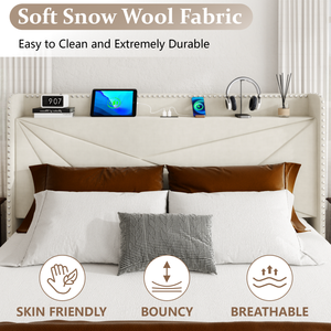 <span class=keywords><strong>Lit</strong></span> <span class=keywords><strong>de</strong></span> luxe moderne européen King Queen Size, meubles <span class=keywords><strong>de</strong></span> chambre à coucher italiens rembourrés et doux, appartements confortables et pratiques pour le rangement - Product Image 3