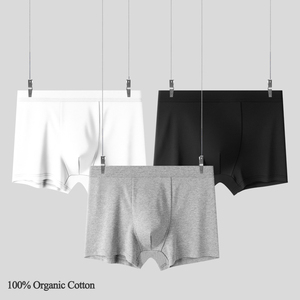 <span class=keywords><strong>Boxer</strong></span> da <span class=keywords><strong>uomo</strong></span> Plus Size 100% con Logo personalizzato in <span class=keywords><strong>cotone</strong></span> organico - Product Image 1