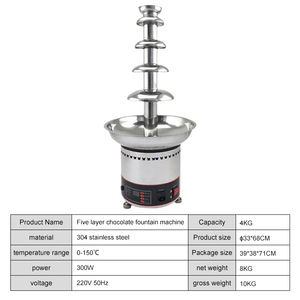 Commercial Home <strong>Used</strong> <strong>Chocolate</strong> Warmer 110V/220V <strong>Chocolate</strong> Fountain <strong>Machine</strong> <strong>Chocolate</strong> Fountain Melting <strong>Machine</strong> - Product Image 4