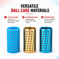 Ensemble de guides à billes à démontage rapide en acier pour roulements SUJ2, haute précision, interchangeable avec MISUMI MRP pour moule d'estampage
