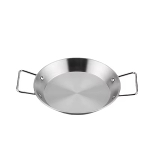 Sartén de Acero Inoxidable para Mariscos, con Doble Asa, Capacidad de 1-2L, Apta para Gas e Inducción, Sin Tapa - Product Image 4
