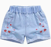 Celana Pendek Denim Anak Perempuan Model Terbaru 2025, Kasual, Polos, Trendi, Ramah Lingkungan, Ukuran Sedang-Besar, Grosir, Ready Stock