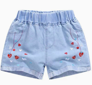 Nuovi Shorts in Denim per Ragazze 2025, Casual, Tinta Unita, Alla Moda, per Esterni, Ecologici, per Bambini e Neonati, Taglie Medie e Grandi, Vendita all'Ingrosso, Disponibili - Product Image 5