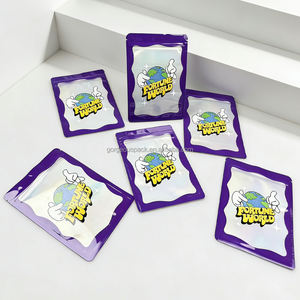 Bolsas de Embalaje con Cierre Hermético Holográficas Personalizadas para Cosméticos, Bolsas Pequeñas de Mylar con Cierre de 3 Lados para Navidad - Product Image 6