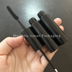 ISMAN Luxe 5ml+5ml Tube de brillant à lèvres double embout transparent noir, flacon de mascara et d'eye-liner, <span class=keywords><strong>vente</strong></span> en gros, marque <span class=keywords><strong>privée</strong></span>, personnalisé, professionnel, nouveauté - Product Image 5