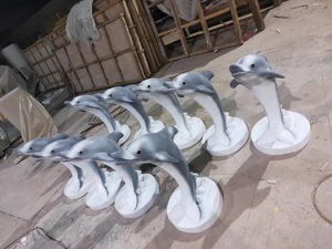 Frp estátua de fibra de vidro para decoração externa/interna, escultura de animais
