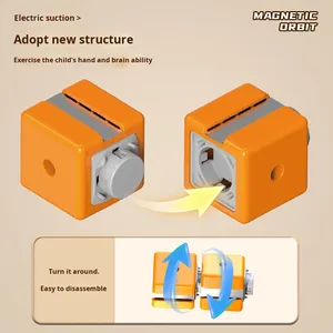 Cubes Magiques Magnétiques Transformables en Plastique 1:5 Blocs de Construction Train Voiture Électrique Anti-Gravité Ensemble pour Enfants - Product Image 3