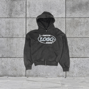 Sweat-shirt à capuche lourd à vendre chaud, sweat-shirt à capuche personnalisé avec logo pour hommes, broderie 3D personnalisée, impression sur écran - Product Image 3