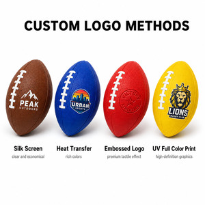 Custom Logo Promotional PU <b>Rugby</b> Stress Ball American Football Squeeze Toy for Stress Relief Sports Events Corporate <b>Gift</b> - Product Image 2