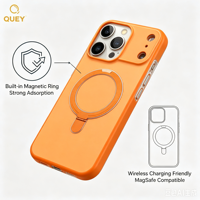 Nouvelle coque de téléphone magnétique de luxe Li Huang 2-en-1, découpes précises, 6 couleurs, PC+TPU, antichoc, pour 17 Pro Max, vente en gros