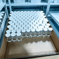 Approvisionnement direct usine Guangdong : Poudre GHK-Cu de qualité cosmétique, matière première, tripeptide-1 de cuivre de haute pureté, peptide lyophilisé