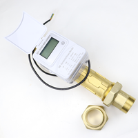 Compteur d'eau numérique intelligent 4G LoRaWAN GPRS MBus RS485 à ultrasons en laiton IP68 OEM DN15-40 Classe de précision 2 Autonomie de la batterie de 10 ans