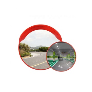 Grand miroir convexe de sécurité routière 120 cm en PC, angle de vision de 180°, grande réflexion pour coin de route et intérieur - Product Image 2