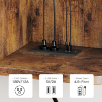 Support TV flottant de 52 pouces avec prise de courant et USB, console TV murale, centre de divertissement flottant moderne, étagère murale pour TV