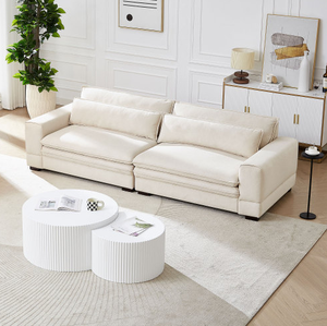 Modern Fabric Eco-Friendly Modular Comfortable Living Room Furniture Set Sectional <b>Sofa</b> Coffee <b>Table</b> Wooden Home Furniture - Product Image 6