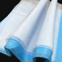Blaues Atmungsaktives Wasserdichtes Antistatisches Spunbond 100% Reines Polypropylen in China Hergestelltes 3-Lagiges Windelmaterial Vliesstoff