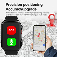 Jam Tangan Pintar Lansia 2025 4G GPS Navigasi Alarm Jatuh Tombol SOS Anti-Hilang Monitor Kesehatan Magnetik untuk Panti Jompo Rumah Sakit Pelajar