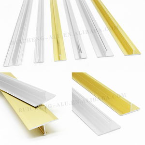 Moderno Profilo in Alluminio Impermeabile <span class=keywords><strong>per</strong></span> Bordi di <span class=keywords><strong>Piastrelle</strong></span>, Protezione Metallica <span class=keywords><strong>per</strong></span> Pareti e Pavimenti in Appartamenti - Product Image 5